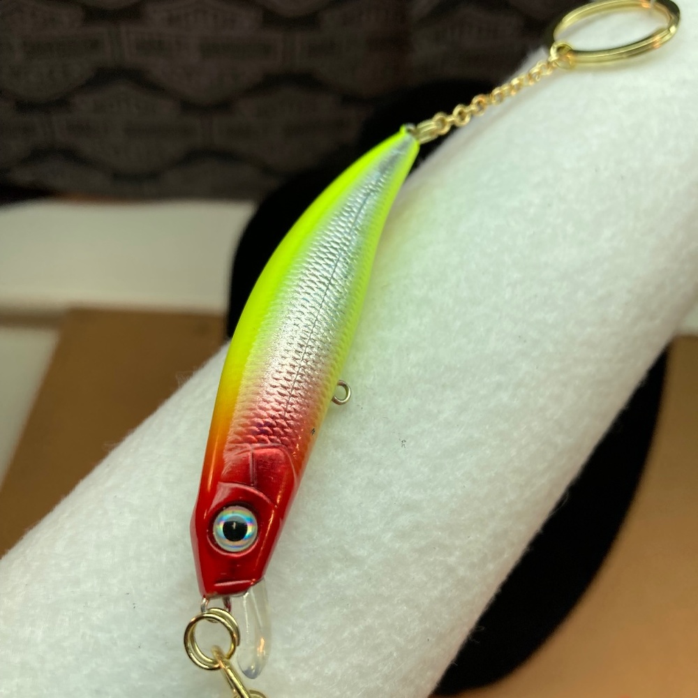 Fish lure keychain